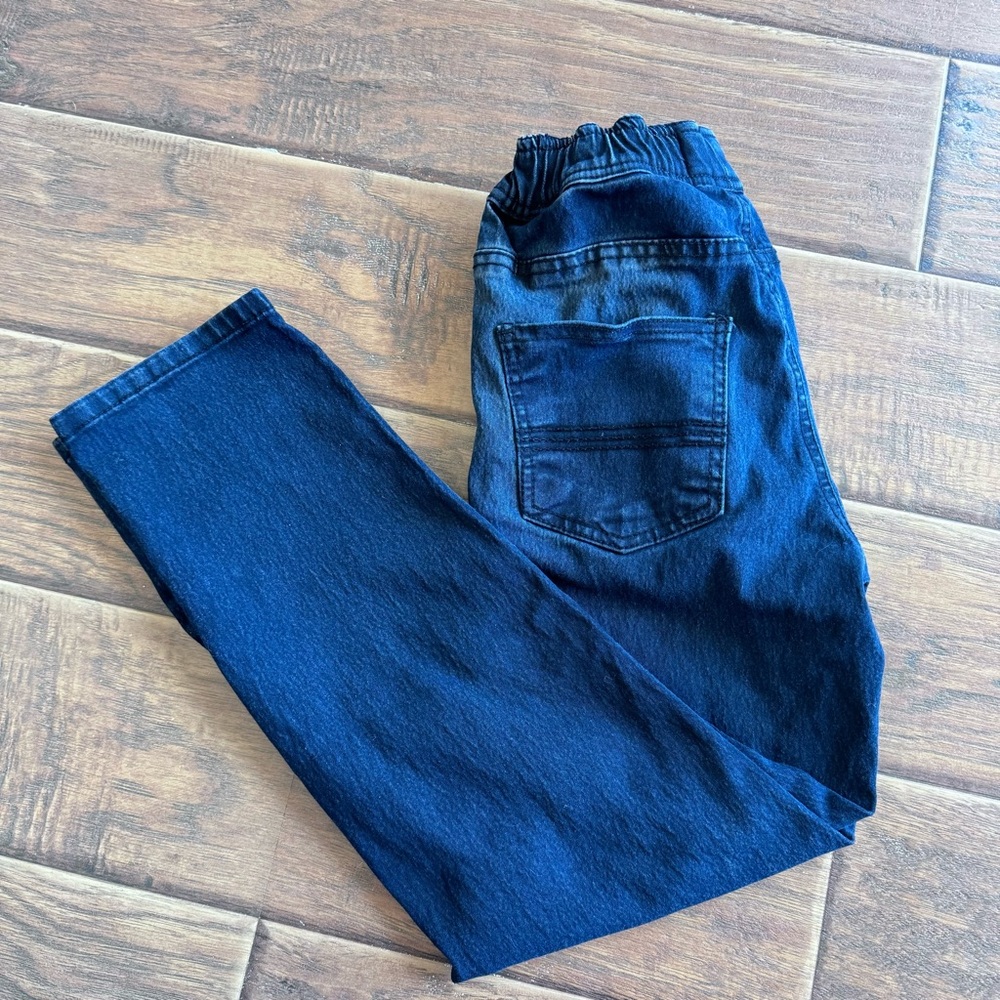Sacred Crown Boys Black Pull on Jeans Size Medium